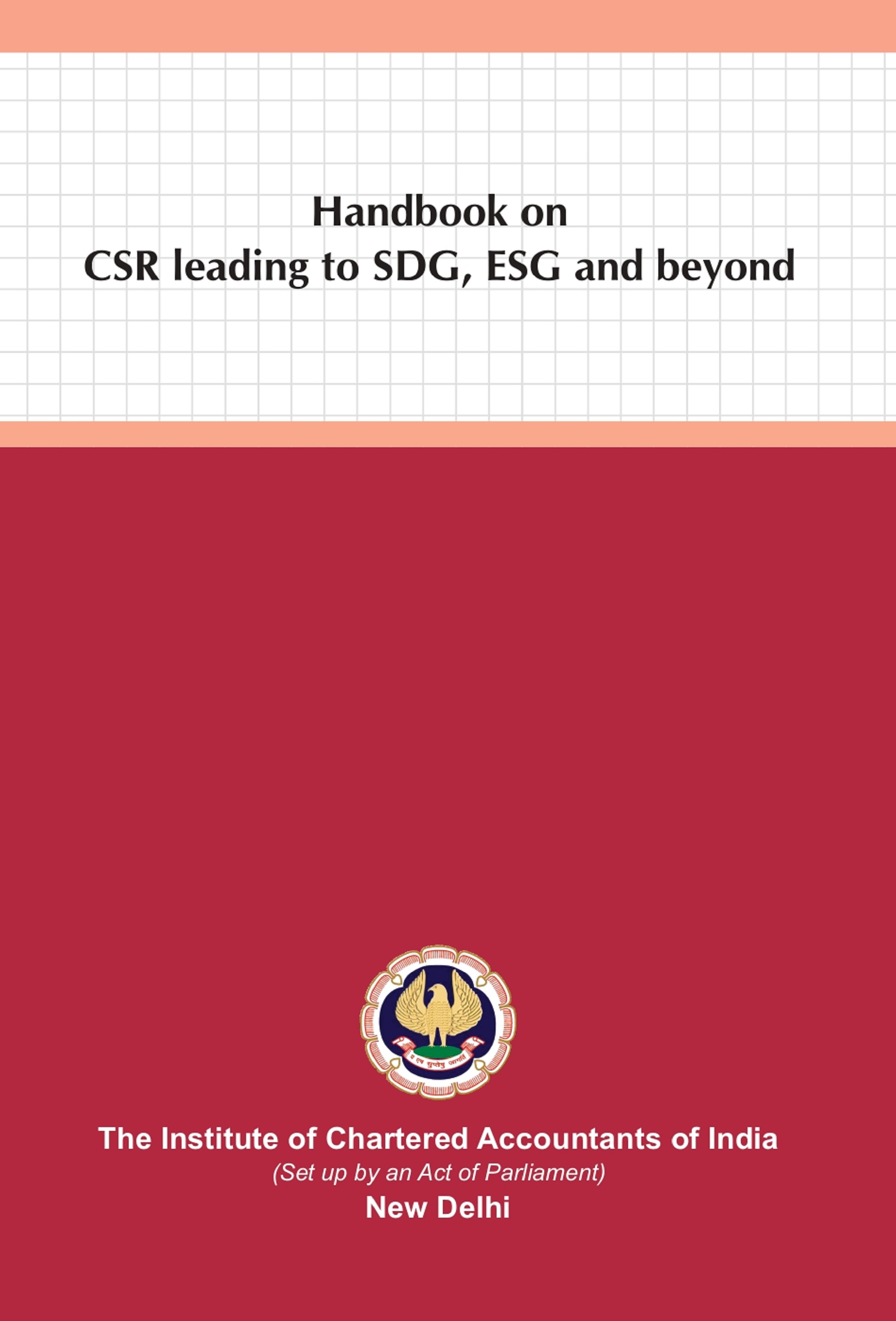 Handbook on CSR leading to SDG, ESG and beyond (February, 2022)