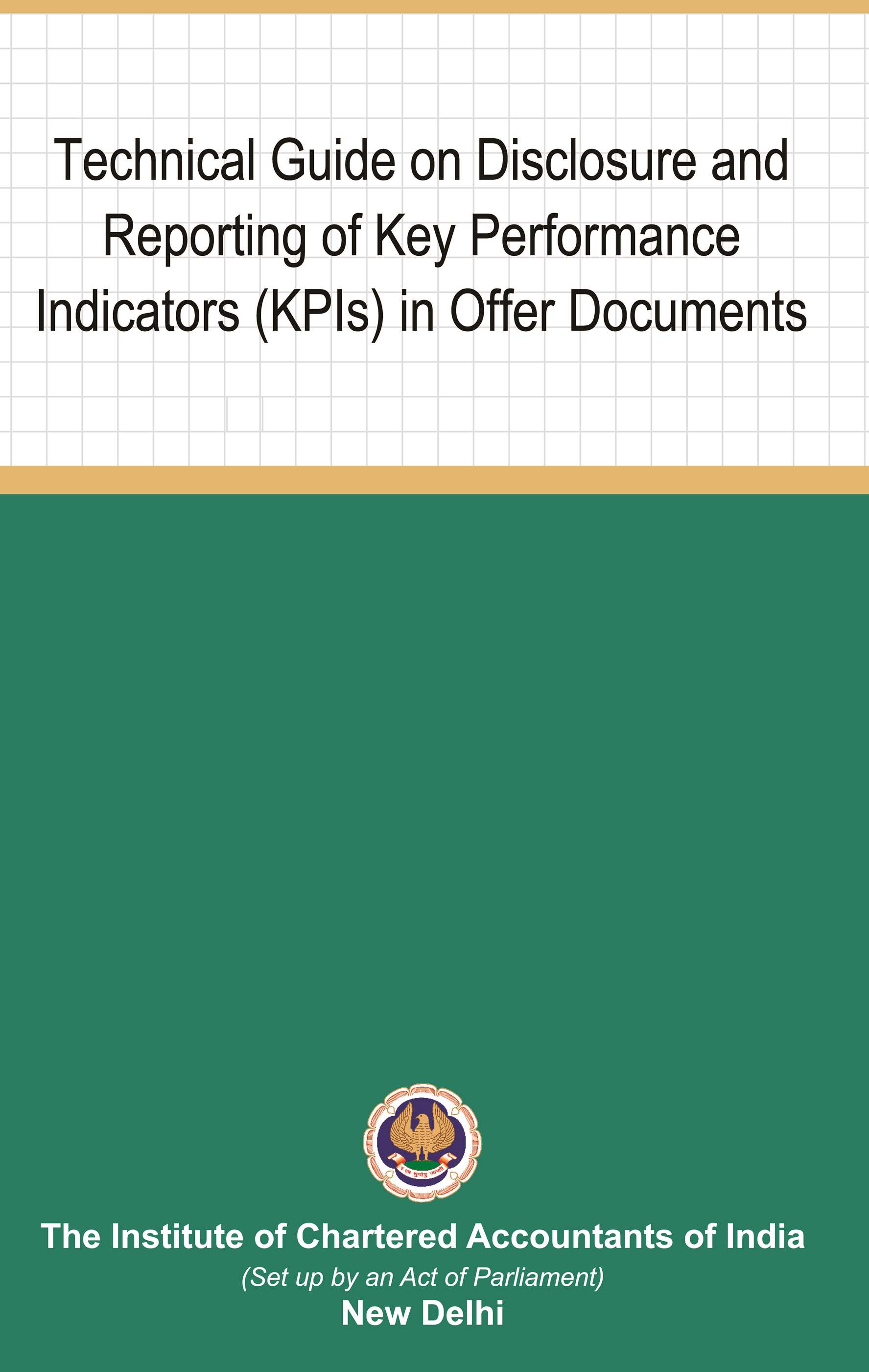Technical Guide on Disclosure and Reporting of Key Performance Indicators (KPIs) in Offer Documents (April, 2023)