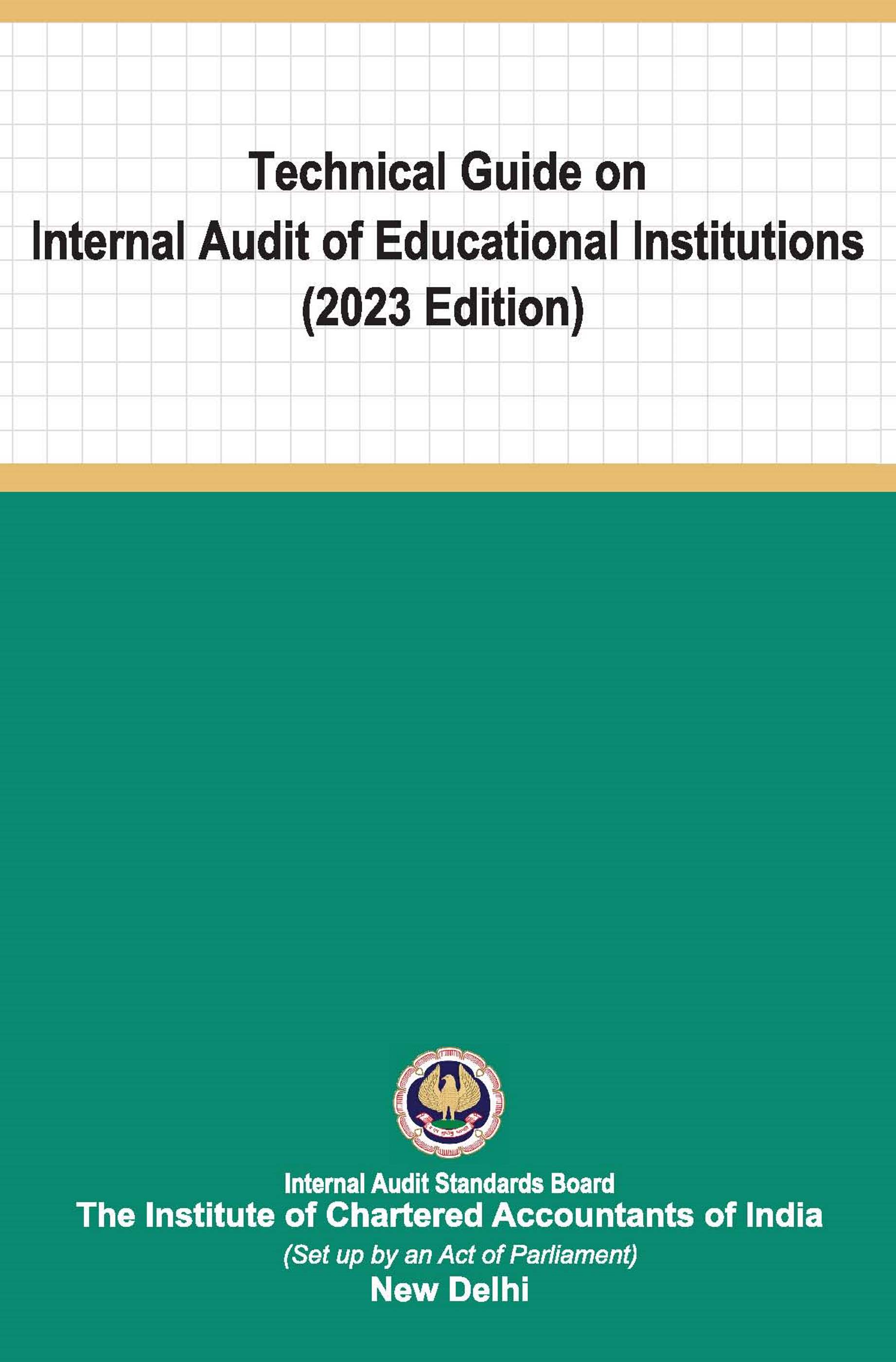 Technical Guide on Internal Audit of Educational Institutions (2023 Edition)