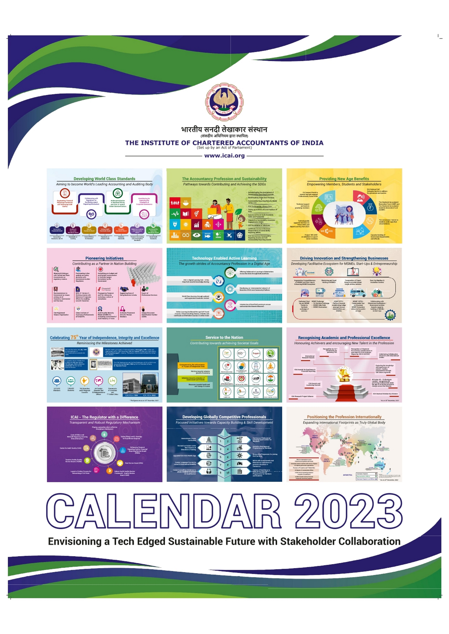 ICAI New Year Calendar, 2023