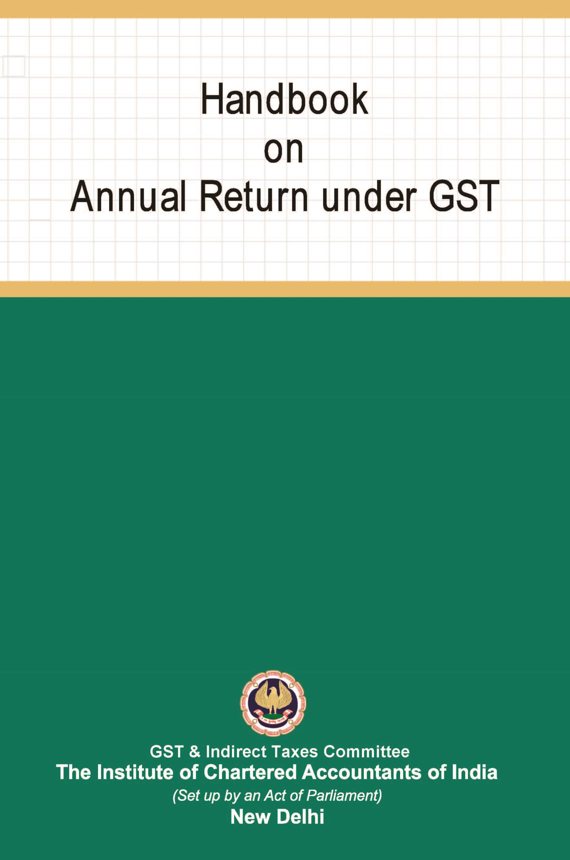 Handbook on Annual Return under GST - October, 2022 (Revised)